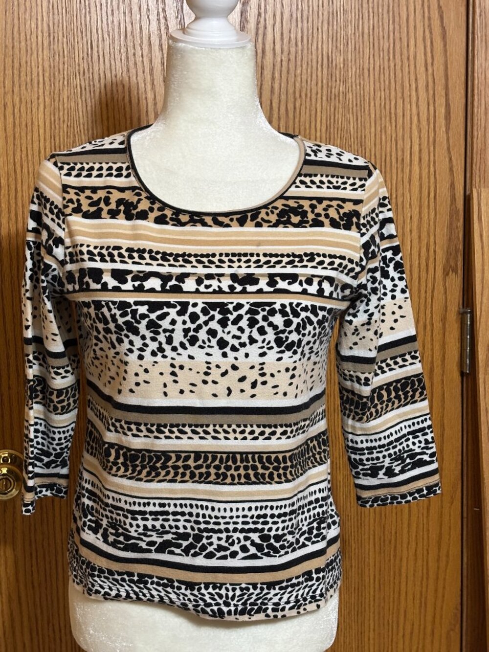 Ruby Rd. Petite Small, Animal Print, Pre-owned